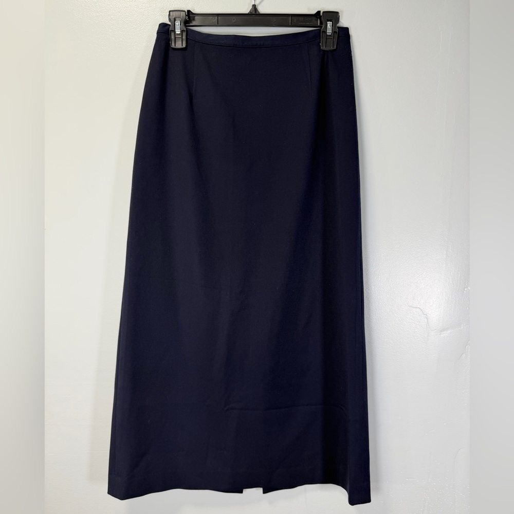 Talbots Vintage Navy Maxi‎ Skirt Size 6